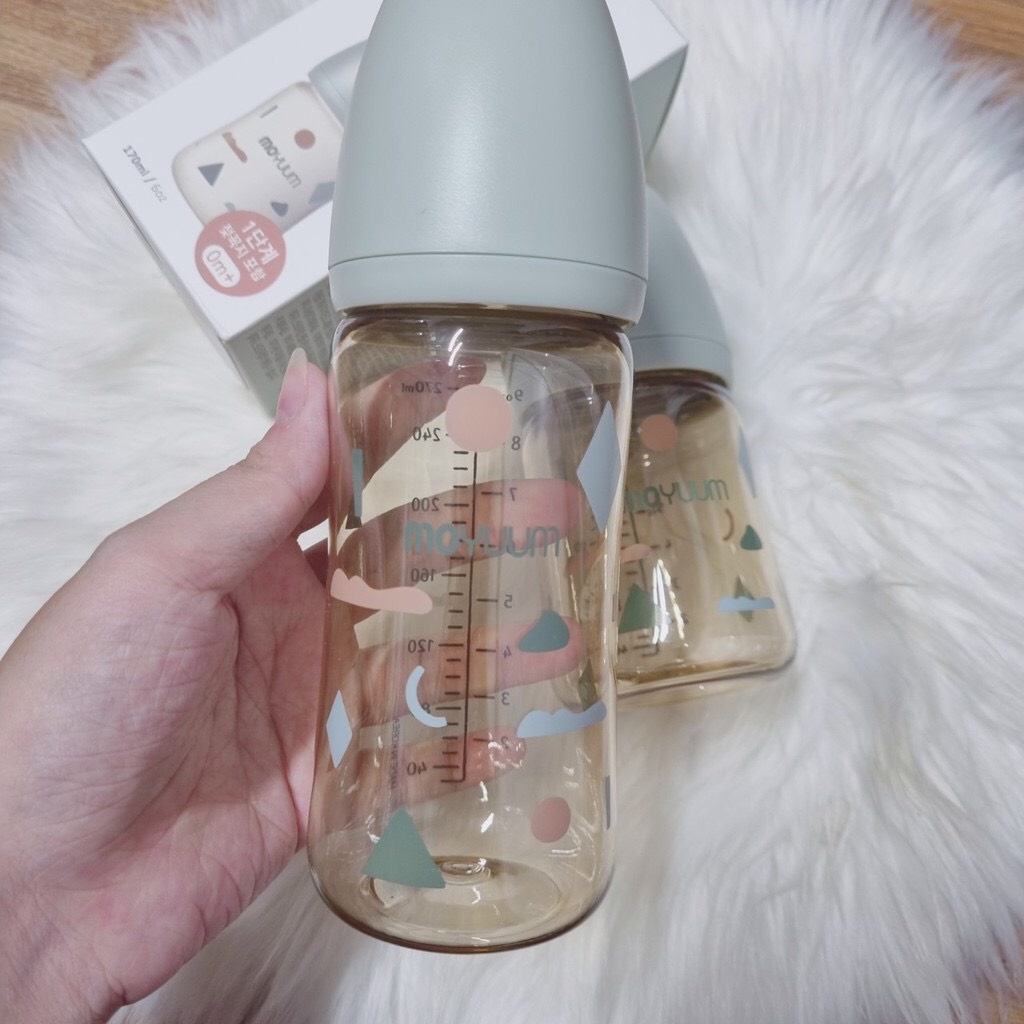 [Thay núm] Bình sữa Moyuum 170ml - 270ml cho bé