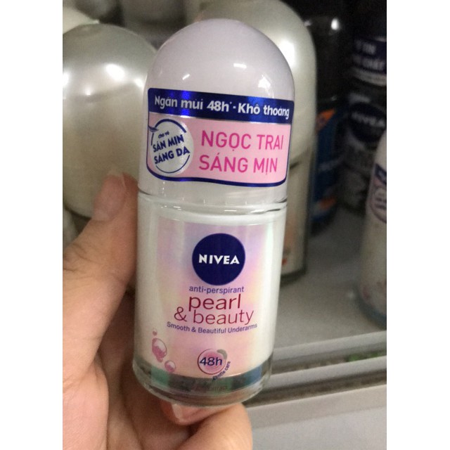 Lăn Ngăn Mùi Nivea ngọc trai Pear and Beauty 25ml