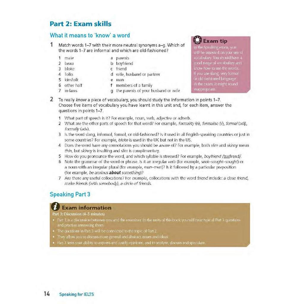 Sách Collins Speaking For Ielts - 2ND Edition (Kèm CD)