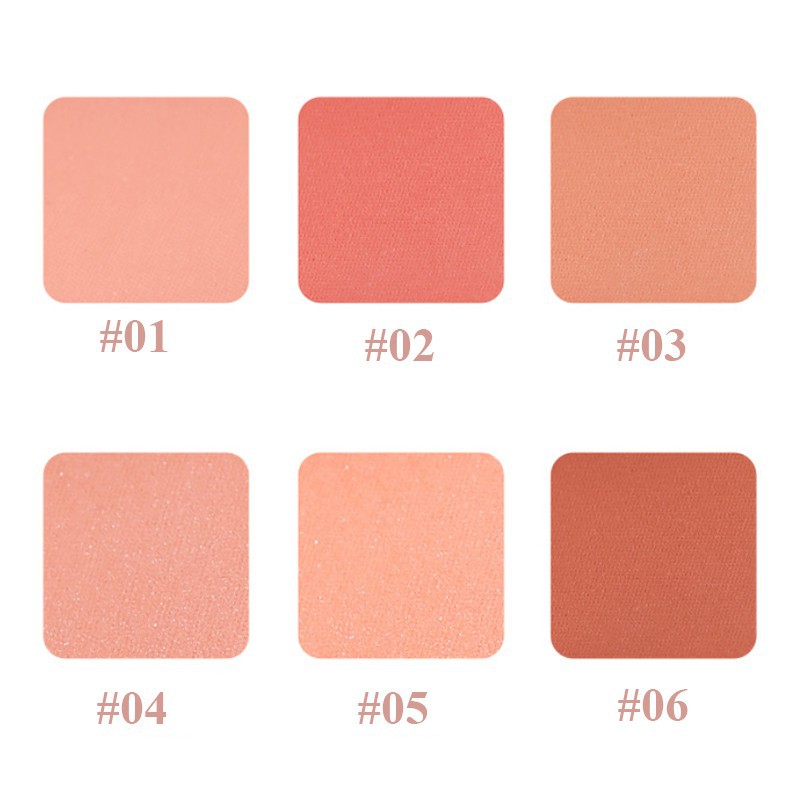 Phấn má hồng cam lâu trôi Blusher Color Geometry Lameila đơn sắc phấn mắt phấn má trang điểm Yasan