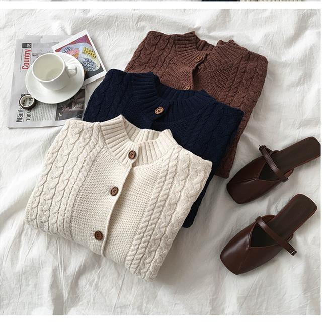 Áo Khoác Cardigan Dáng Ngắn Thời Trang Xuân Thu Cho Nữ | BigBuy360 - bigbuy360.vn