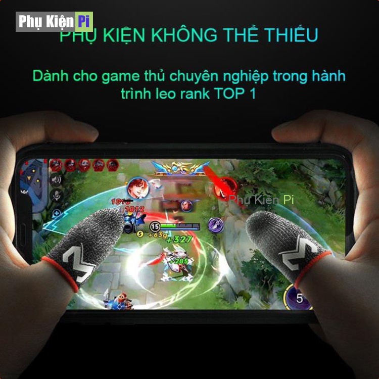 Găng tay chơi game MeMo, Shezi sợi bạc 24 kim cao cấp