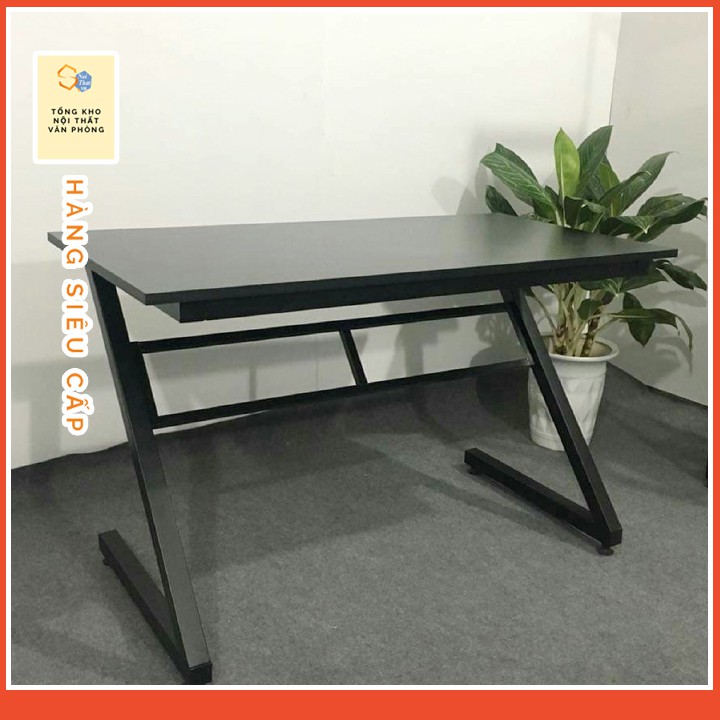 [FREESHIP- HÀNG ĐẸP] Bàn Làm Việc Chân Z - SNOITHAT Gỗ Kết Hợp chân sắt| Nội thất phòng làm việc