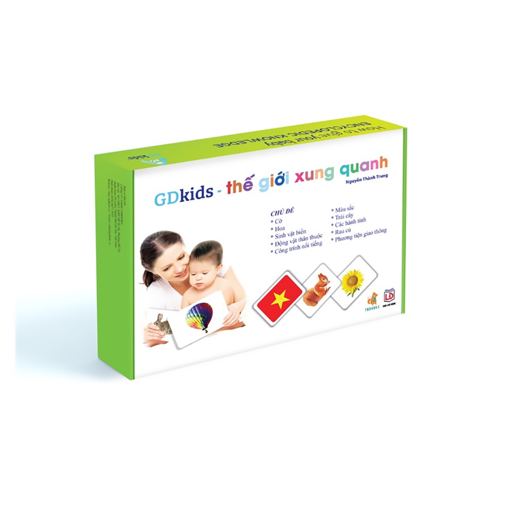 Thẻ flashcard - Thẻ glenn doman thế giới xung quanh bộ 100 thẻ - Flashcard tiếng anh cho bé từ 0 đến 6 tuổi