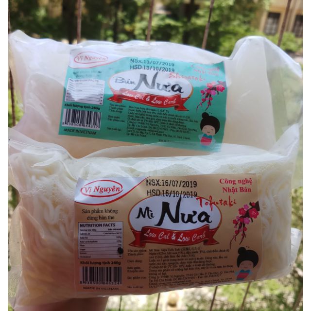 3 bún nưa 3 mì nưa không tinh bột ăn kiêng Keto
