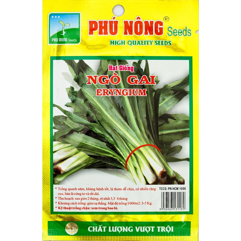 Hạt Giống Ngò Gai (Mùi Tàu) Phú Nông Thơm Dễ Trồng- Gói 5gr (HPN-040)