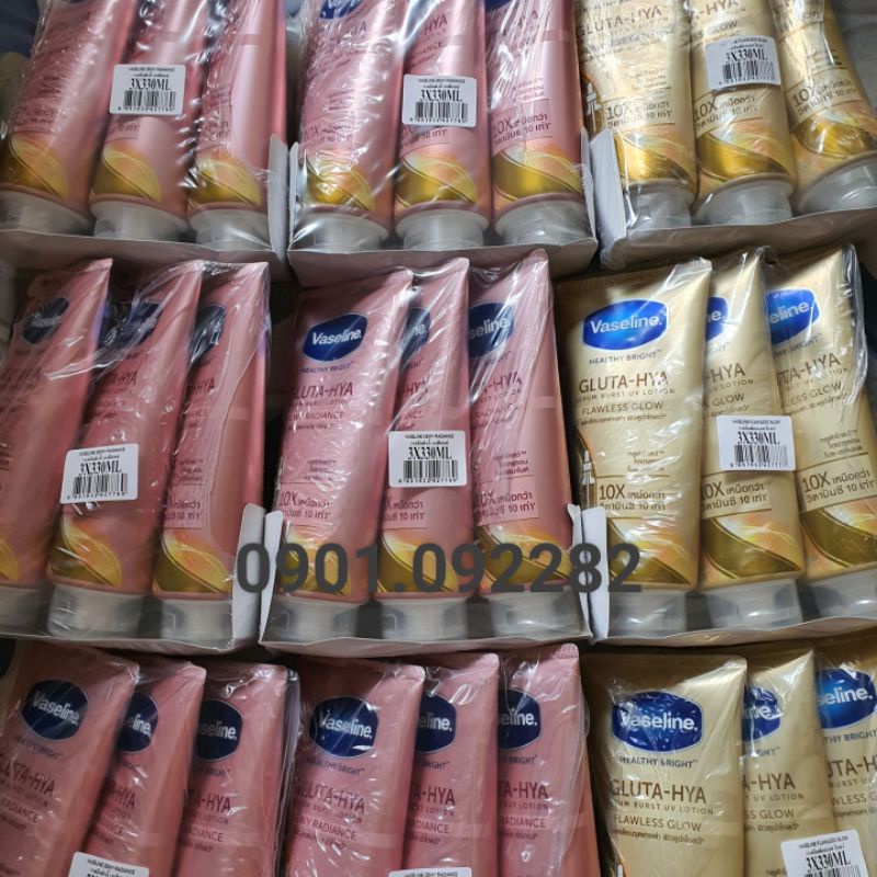 Sữa dưỡng thể Vaseline 10X GLUTA-HYA Serum 300ml Thái Lan chính hãng