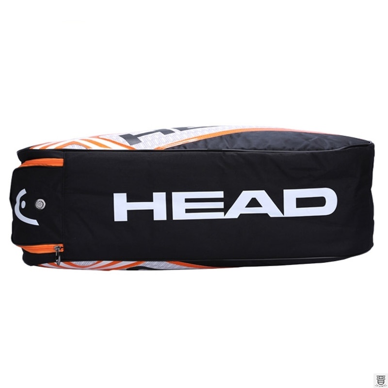 Túi Đựng Vợt Tennis Màu Cam Sức Chứa Lớn 6-9 Squash Tenis Màu Cam Mới Cho Nam Và Nữ