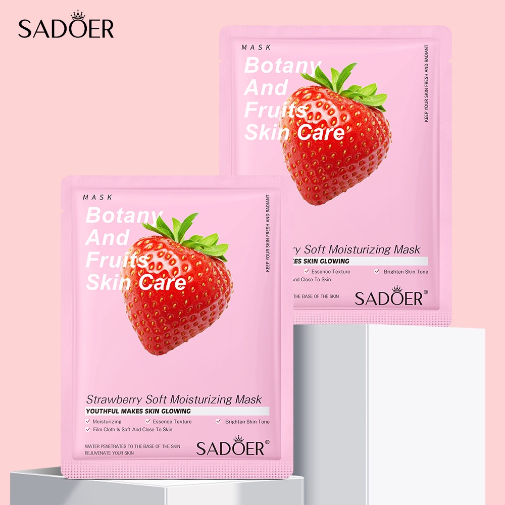 Mặt Nạ Trái Cây SADOER Dưỡng Trắng Mịn Da - Cấp Ẩm - Mờ Thâm -  Chống Lão Hóa - Nội Địa Trung