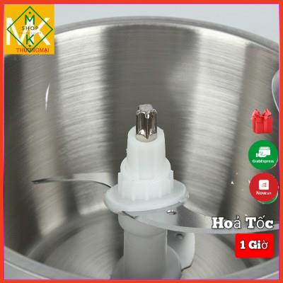 [ GIÁ SỈ  ] Máy xay thịt đa năng cối Inox ,cối xay sinh tố,hoa quả ,tỏi ớt ,xay đá ,4 lưỡi dung tích 2L Hàng chính hãng