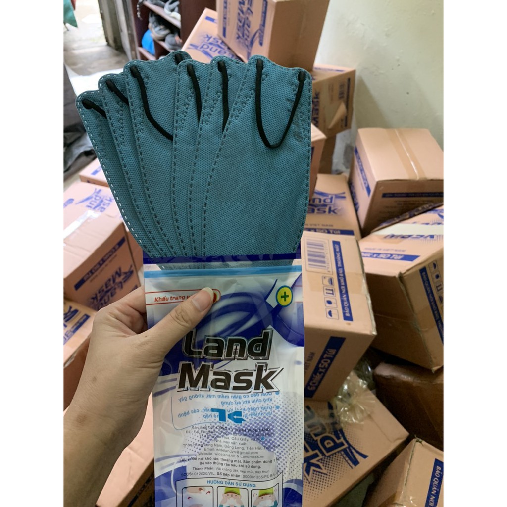 Khẩu Trang 3D Kháng Khuẩn LandMask Set 1 Bịch 6 Cái Có 7 Màu Hàng Công Ty Chính Hãng | BigBuy360 - bigbuy360.vn