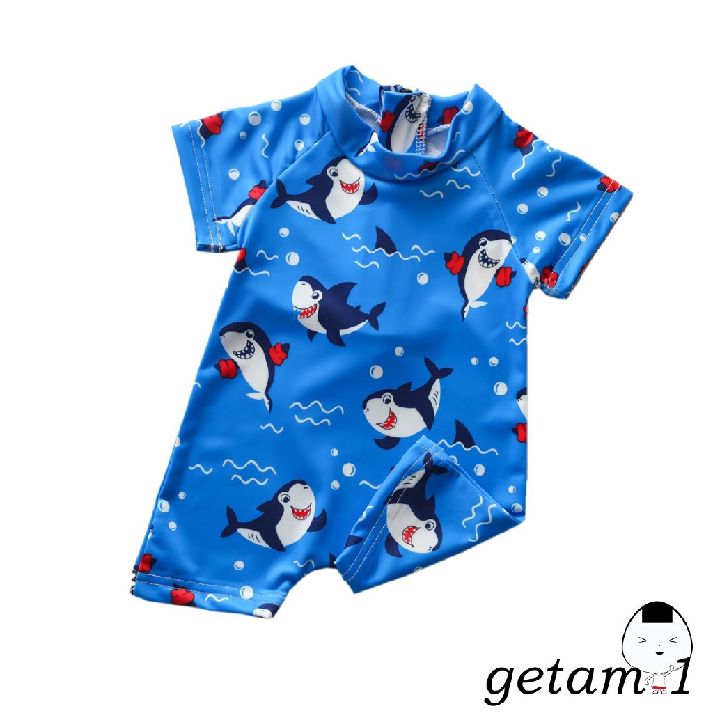 Đồ Bơi Liền Thân Hình Cá Mập Cho Bé Trai
