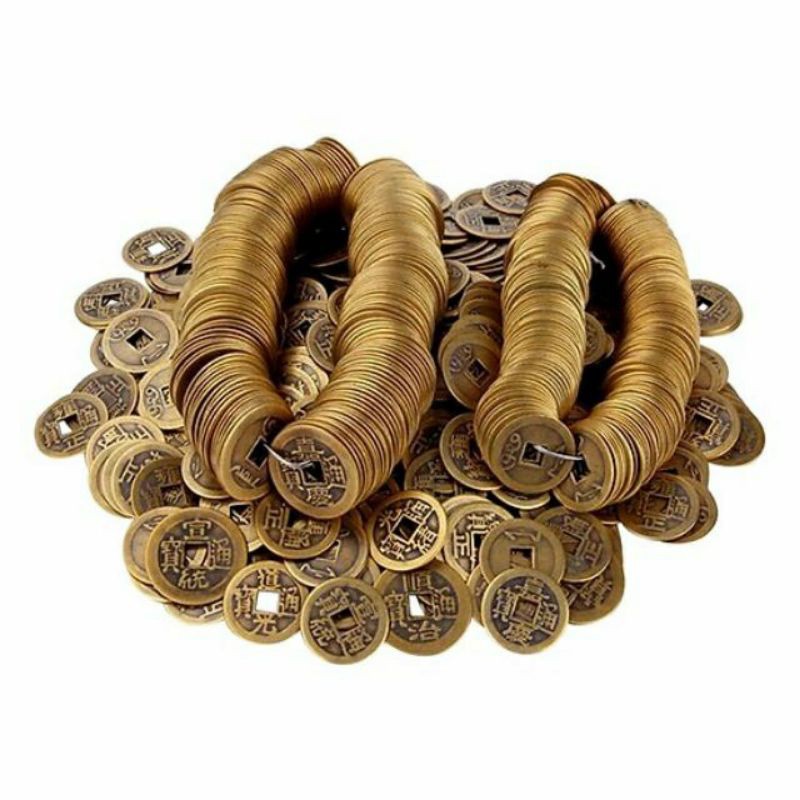 Đồng xu may mắn đồng xu chiêu tài