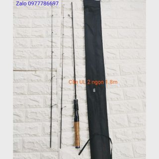 Cần lure UL 2 ngọn câu suối 1.8m