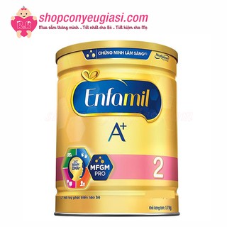 Sữa Enfamil A+ 2 (Bổ Sung DHA+ và MFGM) 1.7kg