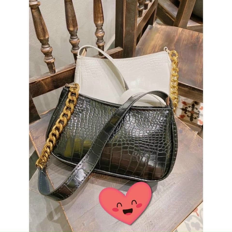 Túi Kẹp Nách Dây Xích Vàng Phong Cách Thời Trang Đơn Giản ❤❤❤ Freeship