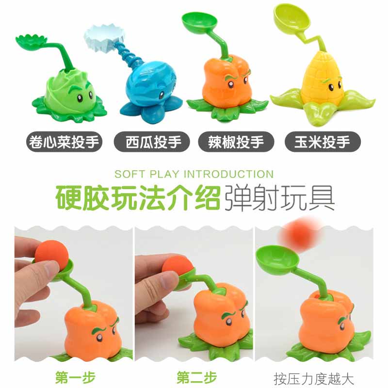 Mô hình đồ chơi Plants vs. Zombies bằng nhựa cứng mềm