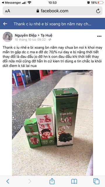 [Mã FMCG8 giảm 8% đơn 500K] Combo Tinh dầu Lợi An, tinh dầu + xoang