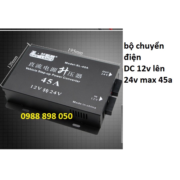 BỘ CHUYỂN ĐỔI ĐIỆN ÁP DC 12V LÊN 24V 45A