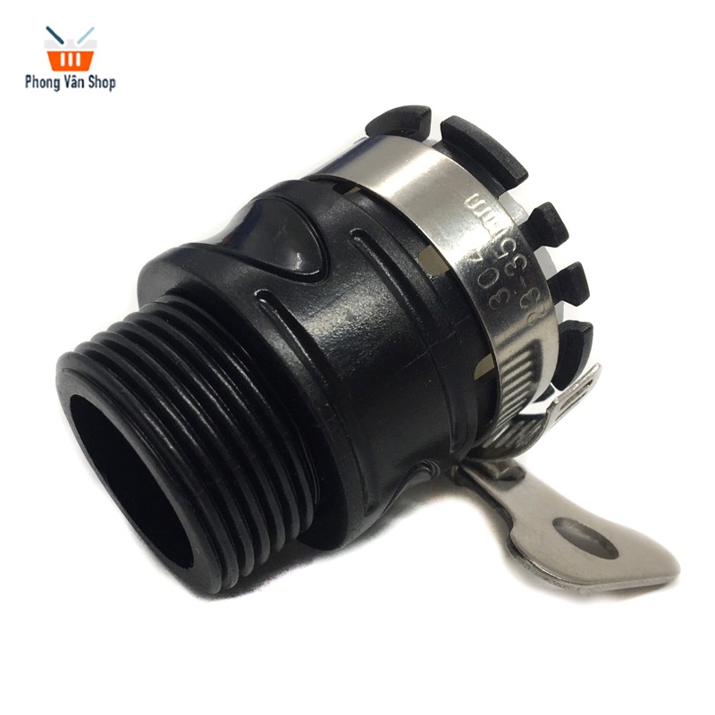 Khớp nối nhanh vòi nước có đai siết- Đầu nối ren 25mm