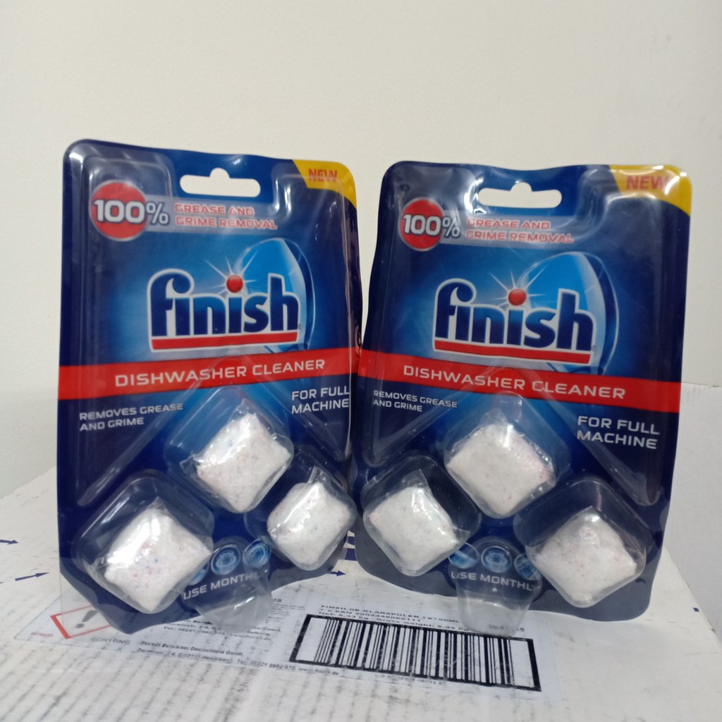 Viên vệ sinh máy rửa bát Finish combo 2 vỉ ( 6 viên )