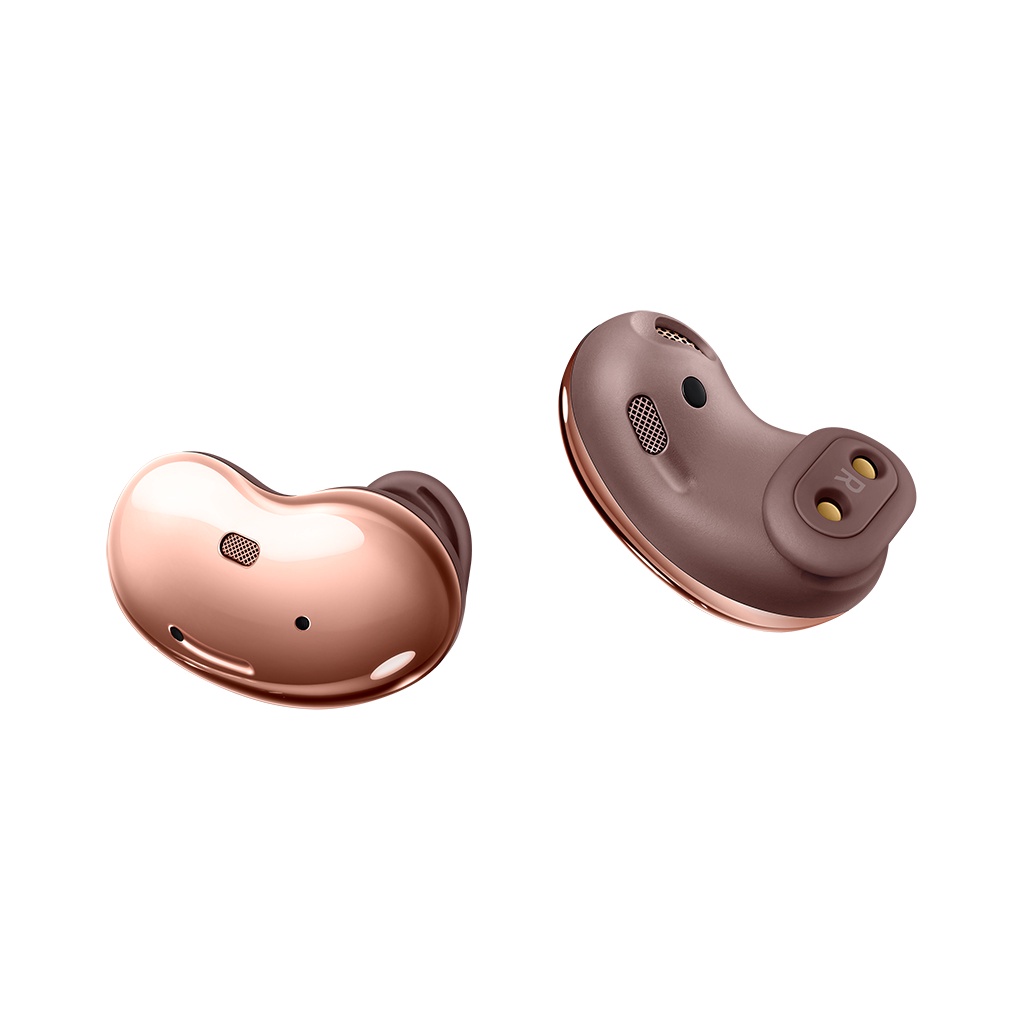 Tai nghe Bluetooth TWS Samsung Galaxy Buds Live R180 Gold Chống nước IPX2 Chính hãng BH 12 tháng - Pin 21h có hộp sạc