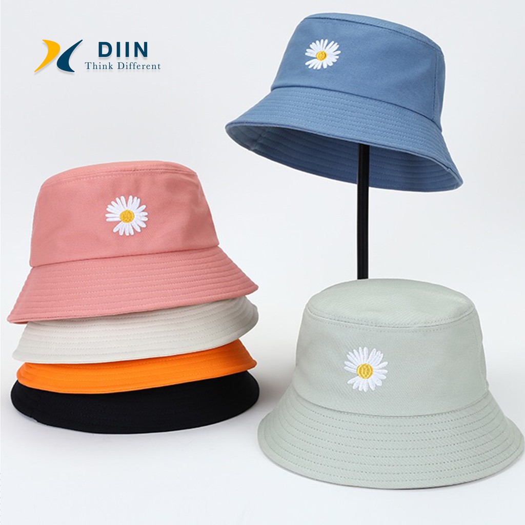 Nón Bucket vành tròn phong cách Unisex - chính hãng DIIN