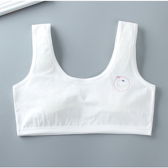 Bra / Áo lá học sinh cotton đẹp một lớp xuất hàn MINKHI MK-8419