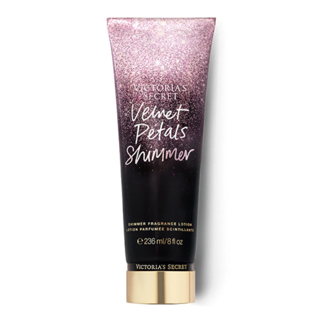 Sữa Dưỡng Thể Kim Tuyến / Body Lotion Victoria's Secret Velvet Petal Shimmer Fragrance Lotion Holiday (236ml)