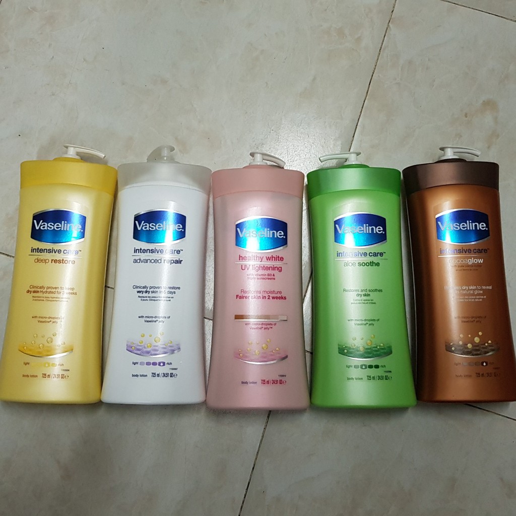 Sữa dưỡng thể vaseline 725ml usa