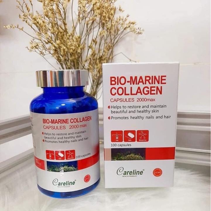 [ Chính Hãng ] VIÊN UỐNG ĐẸP DA BIO MARINE COLLAGEN CARELINE Úc | Thế Giới Skin Care