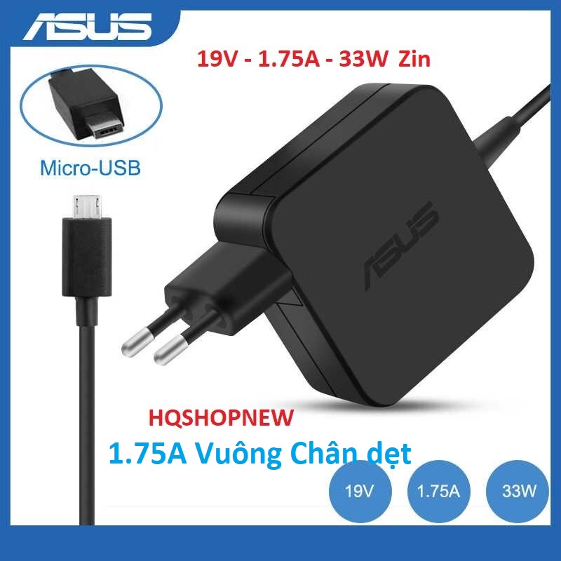 Sạc Laptop Asus 19V - 3.42A - 2.37A -1.75A Chân nhỏ Chân to 5.5*2.5mm - 4.0*1.35mm