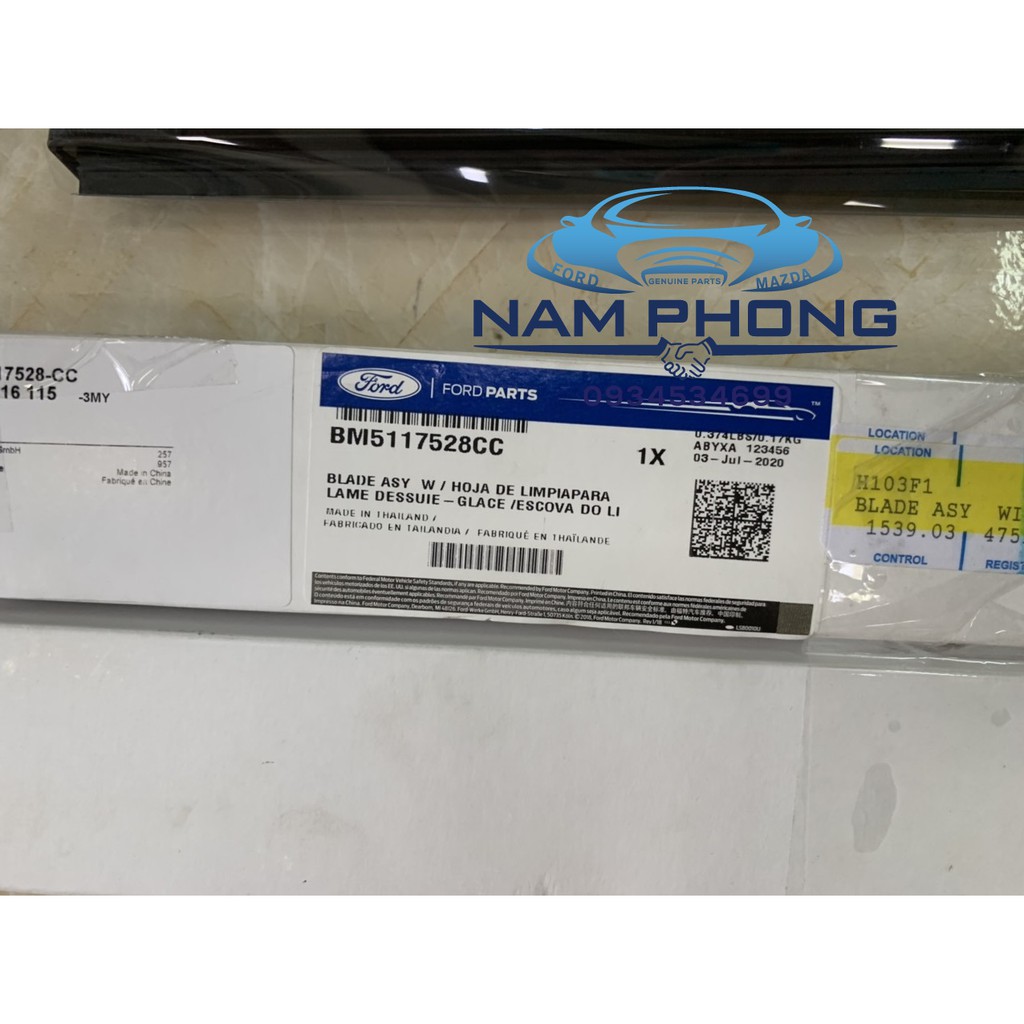Chổi gạt mưa Focus 15 Phải Trái -  BM5117528DC / BM5117528CB