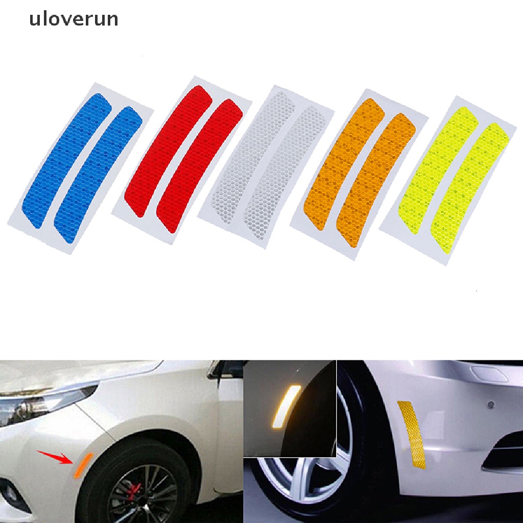 Bộ 2 Miếng Dán Phản Quang Cảnh Báo An Toàn Dành Cho Xe Hơi