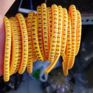 Vòng đánh số dây cáp line từ 0 đến 9
