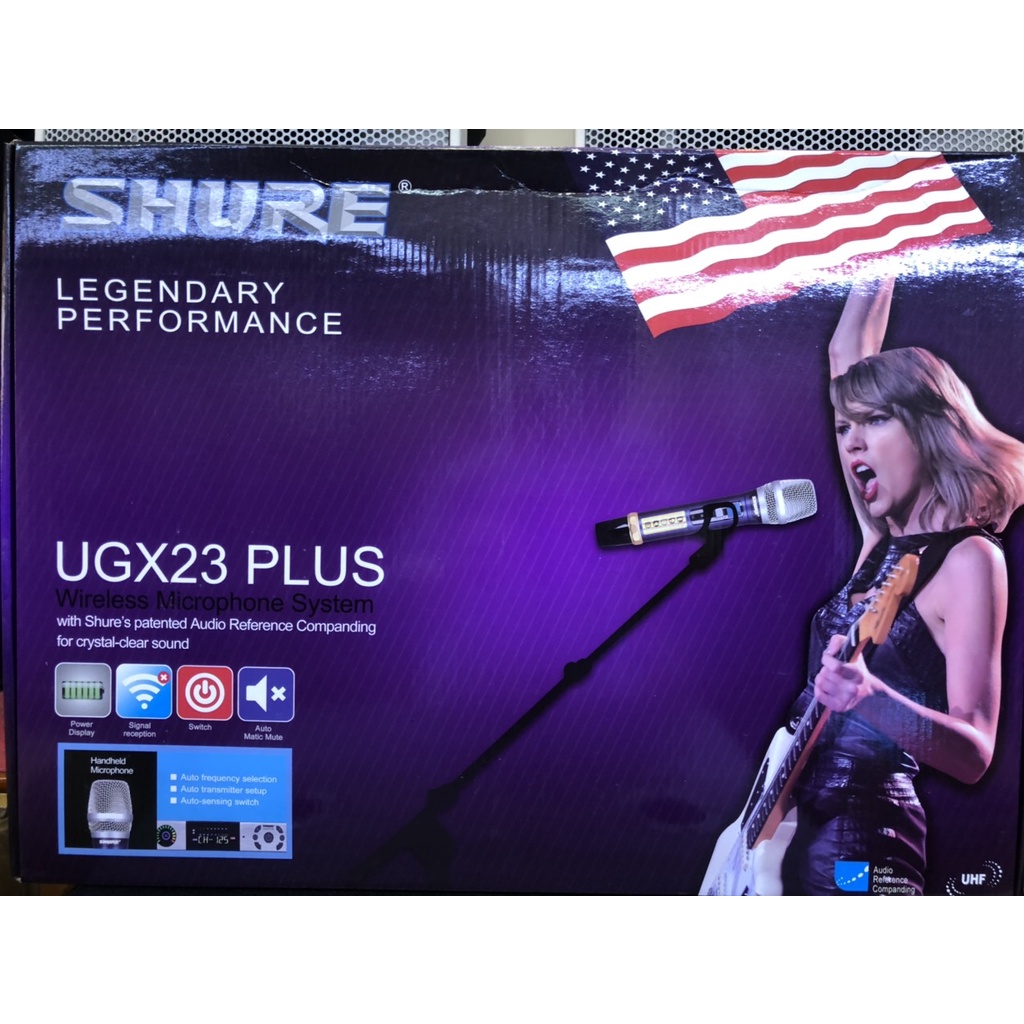 MICRO SHURE UGX23PLUS, MICRO HOT NĂM 2021, BH 12 THÁNG
