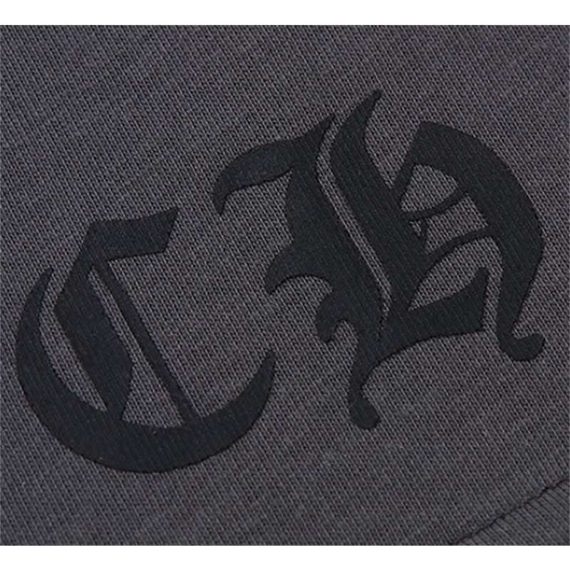 Áo thun cotton ngắn tay in chữ Chrome Hearts thời trang cổ điển cho nam nữ