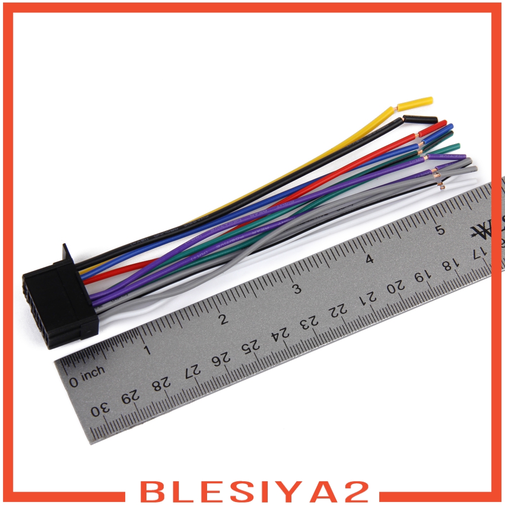 Bộ 2 Dây Điện Chuyển Đổi Phích Cắm CD RADIO Cho PIONEER 2350