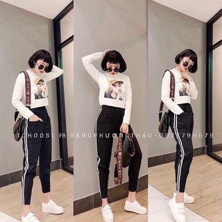 Quần nữ xếp li gấu