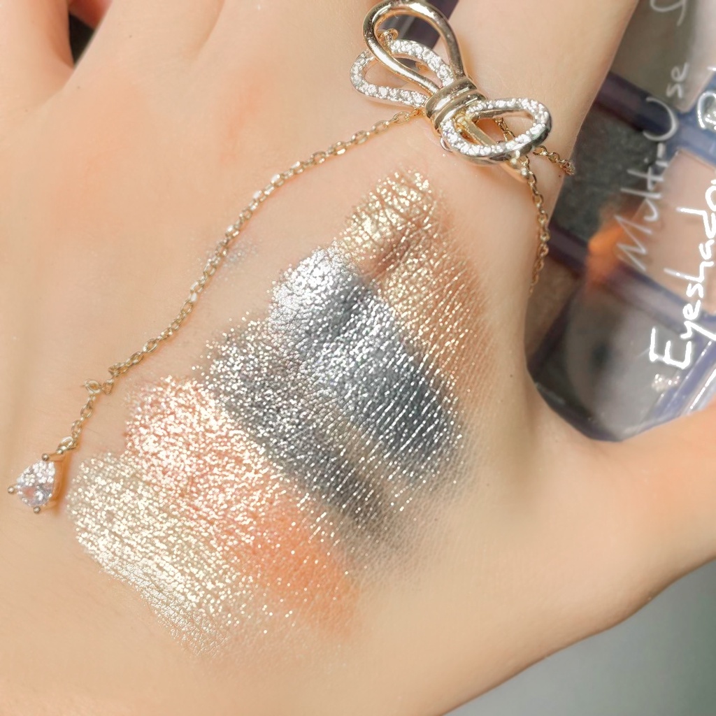 Bảng Phấn Mắt CALLCALLLING 12 Màu Tông Lì Và Nhũ Trang Điểm Lâu Trôi Cho Học Sinh