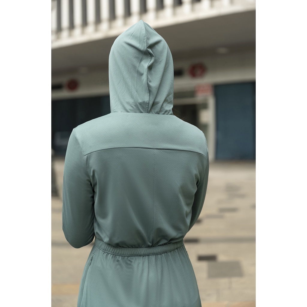 Áo Chống Nắng Nữ Toàn Thân 2 Lớp Dáng Dài LUPERI Vải Kim Cương Thông Hơi, Chống Mọi Tia UV ACN02