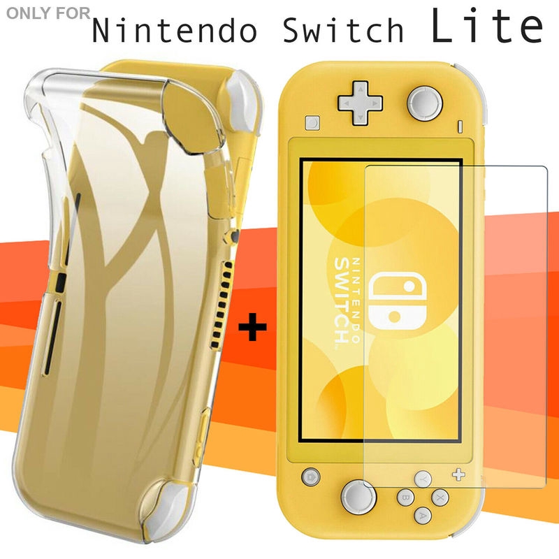 Ốp nhựa TPU/Miếng bảo vệ màn hình trong suốt chất lượng cao cho máy chơi game Nintendo Switch Lite