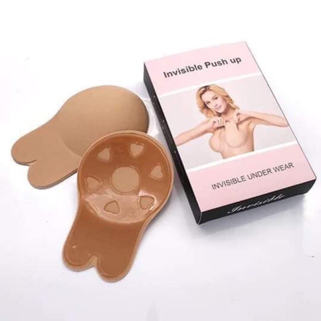 Miếng Dán Ngực Hình Con Thỏ 2 Miếng Kéo Nâng Ngực Thoáng Khí Đầu Ti