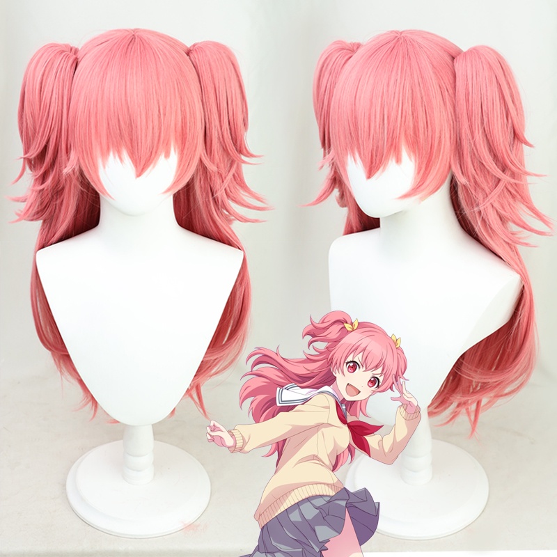 Freeman Momoi Airi Cosplay Wig MORE MORE JUMP Project SEKAI COLORFUL STAGE 70cm Heat Resistant Synth