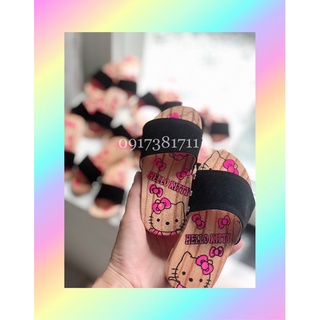 Guốc mộc cho bé in kitty