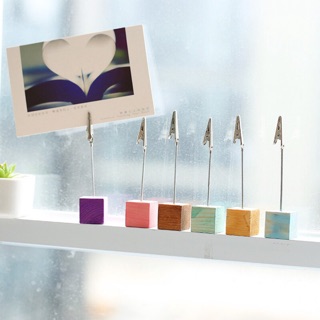 Kẹp giấy để bàn bằng gỗ