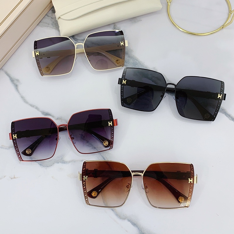 Kính Chống Nắng Không Gọng Phong Cách Vintage Oversize