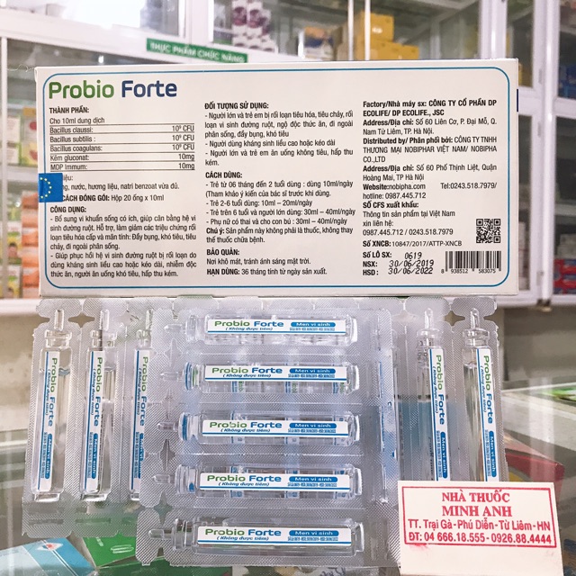 MEN TIÊU HOÁ PROBIO FORTE