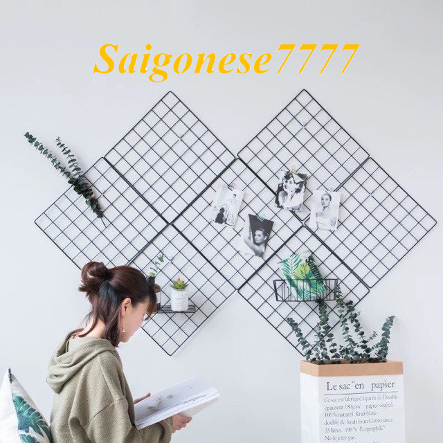 Khung Hình Lưới Sắt Nghệ Thuật Trang Trí Decor Phòng Ngủ Picture Frame
