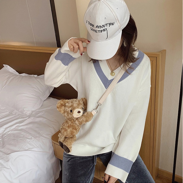 Túi đeo chéo nữ gấu bông lông xù dễ thương đựng đồ đi chơi đa năng giá rẻ